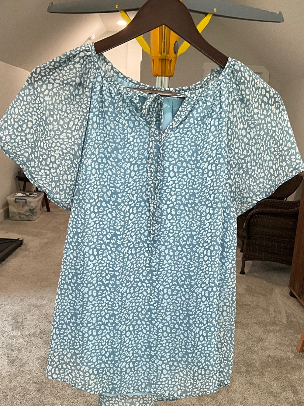 Blue Floral Tunic